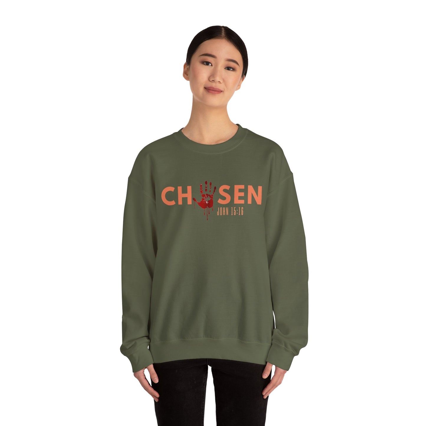 Chosen Unisex Crewneck Sweatshirt