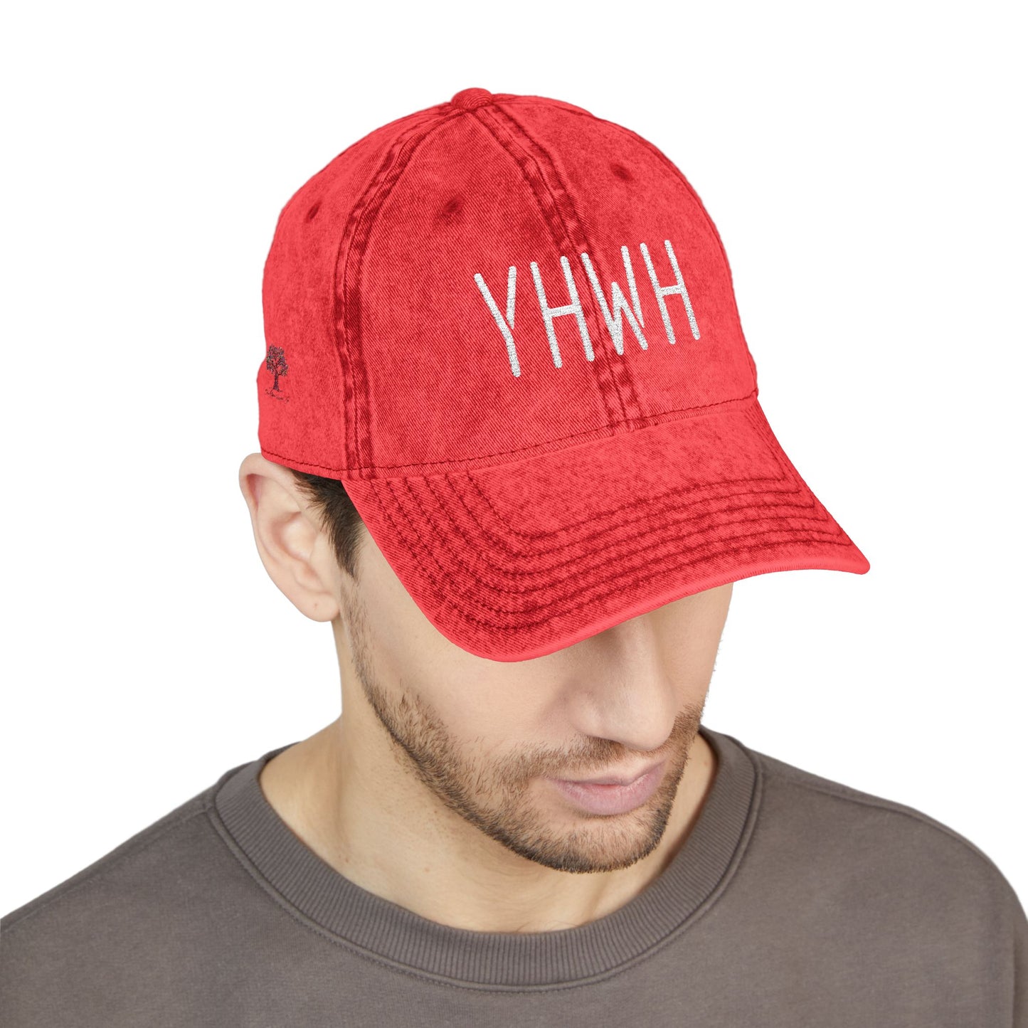YHWH Vintage Embroidered Dad Hat