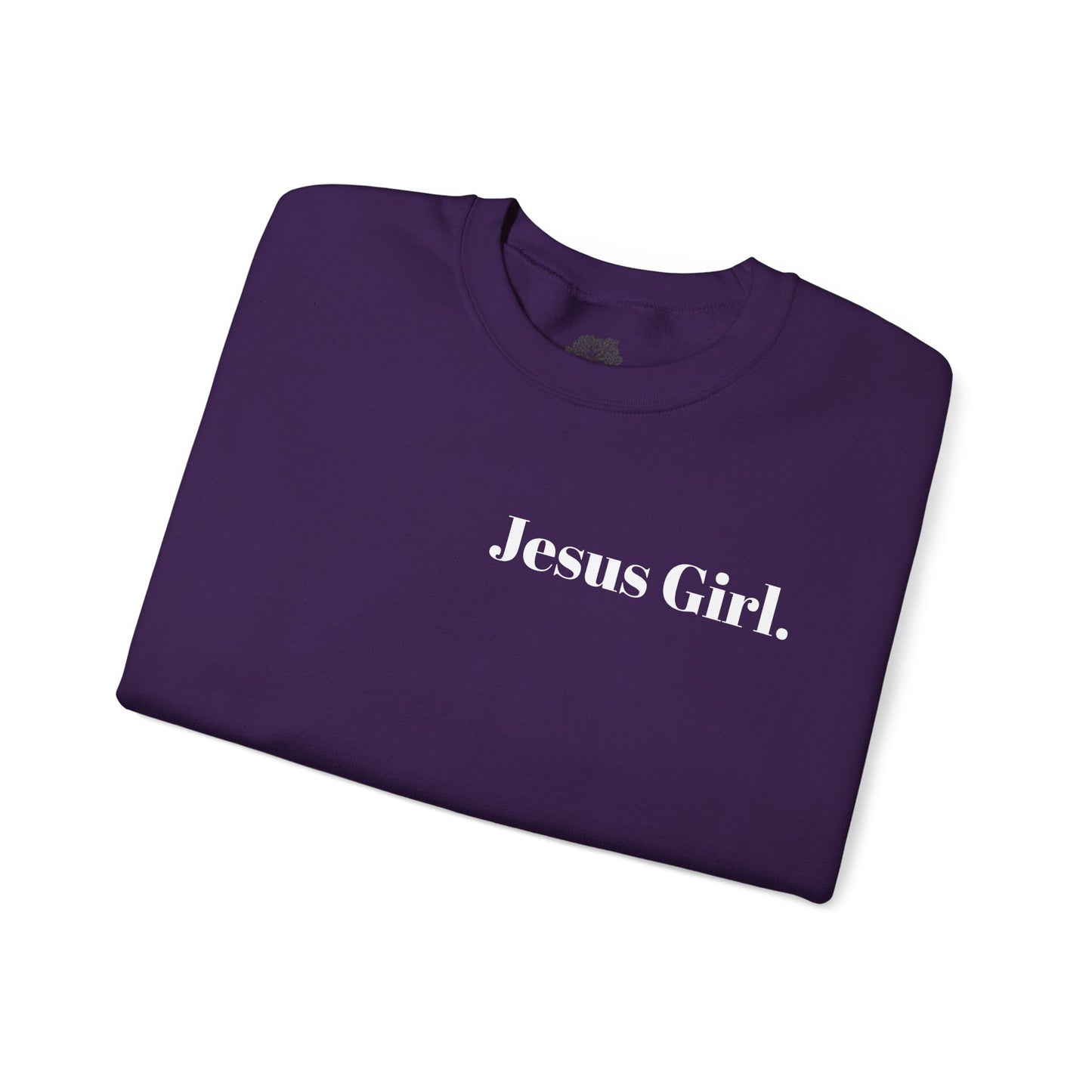 Jesus Girl Embroidered Heavy Blend™ Crewneck Sweatshirt