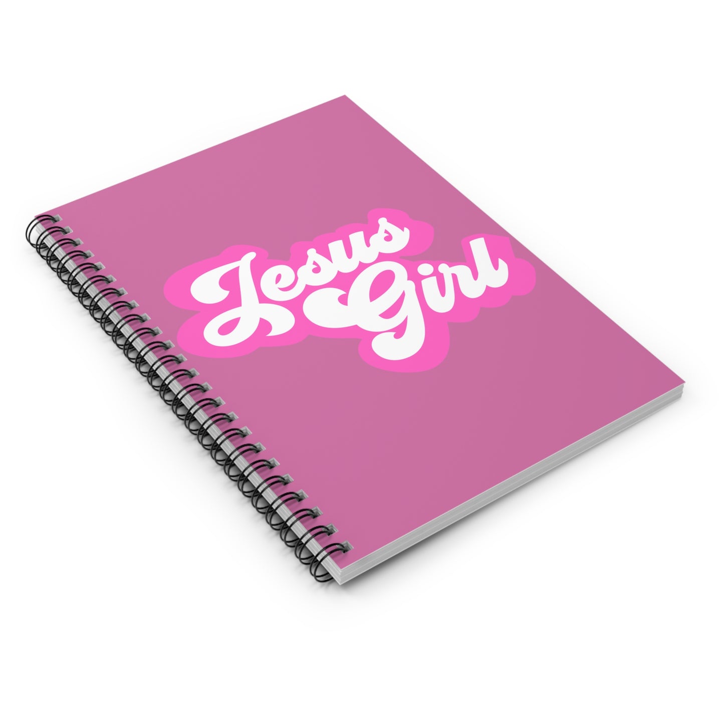 Jesus Girl Retro Spiral Journal