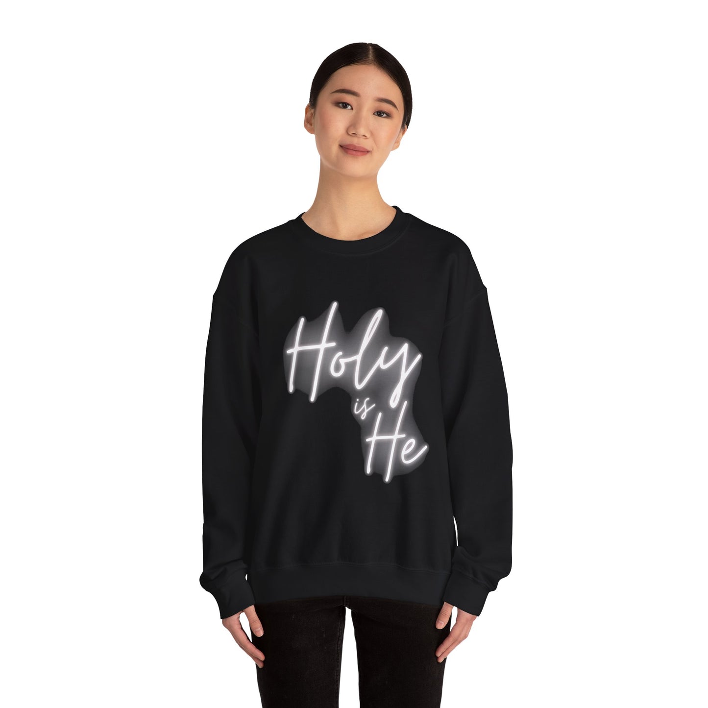 Holy Is He Unisex Crewneck Christian Sweatshirt