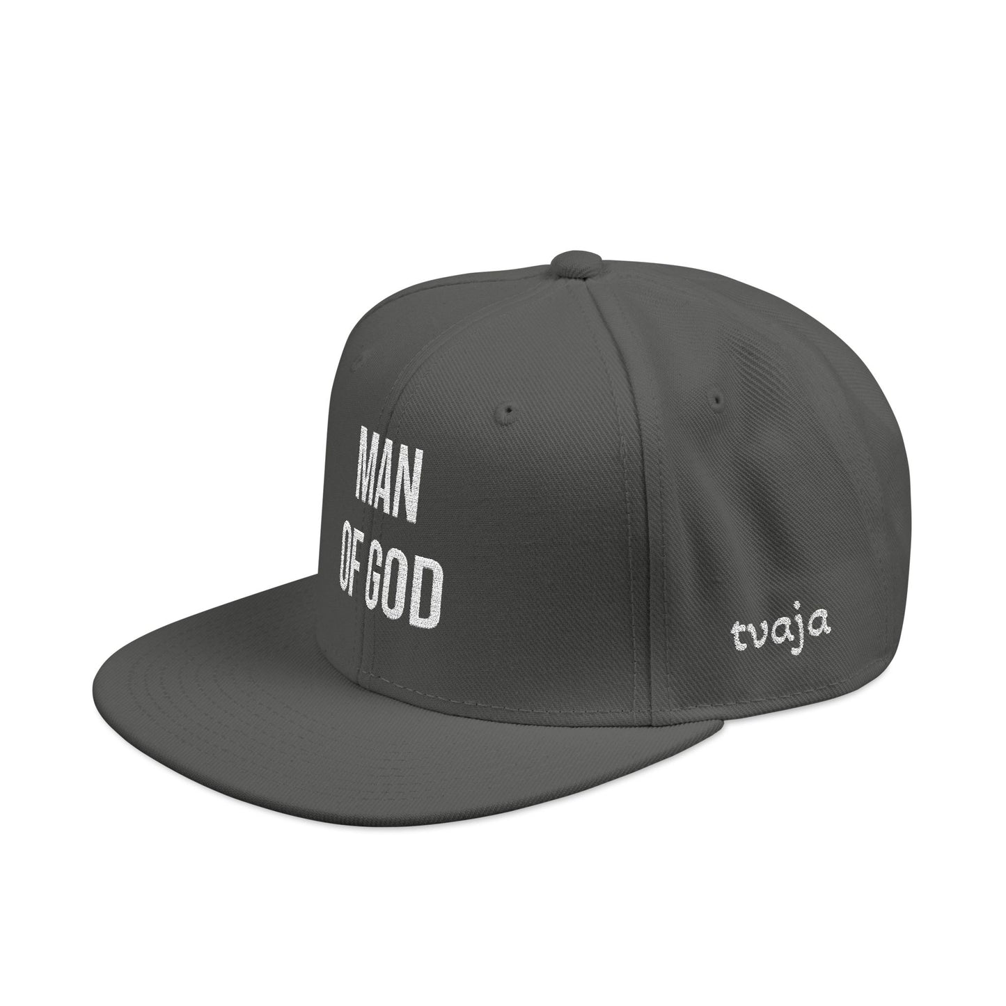 Man of God Embroidered Snapback Cap