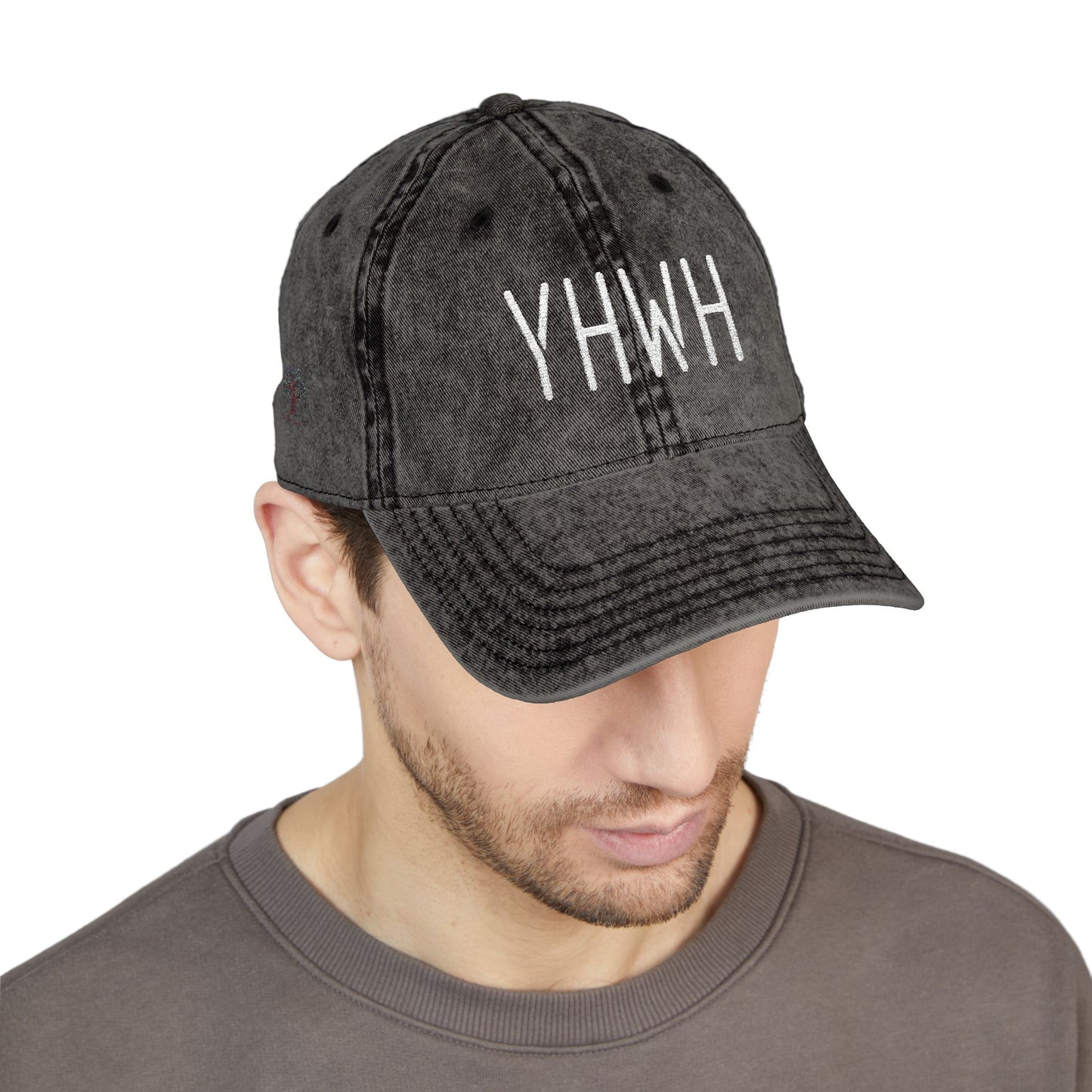 YHWH Vintage Embroidered Dad Hat