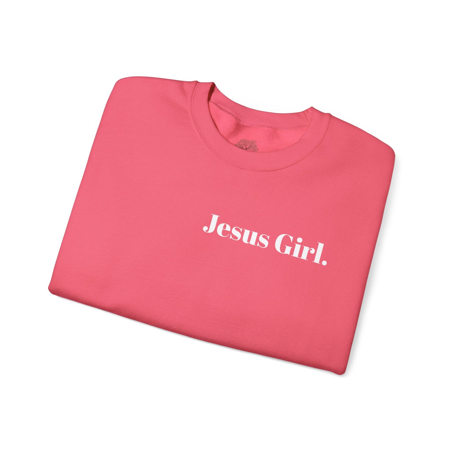 Jesus Girl Embroidered Heavy Blend™ Crewneck Sweatshirt