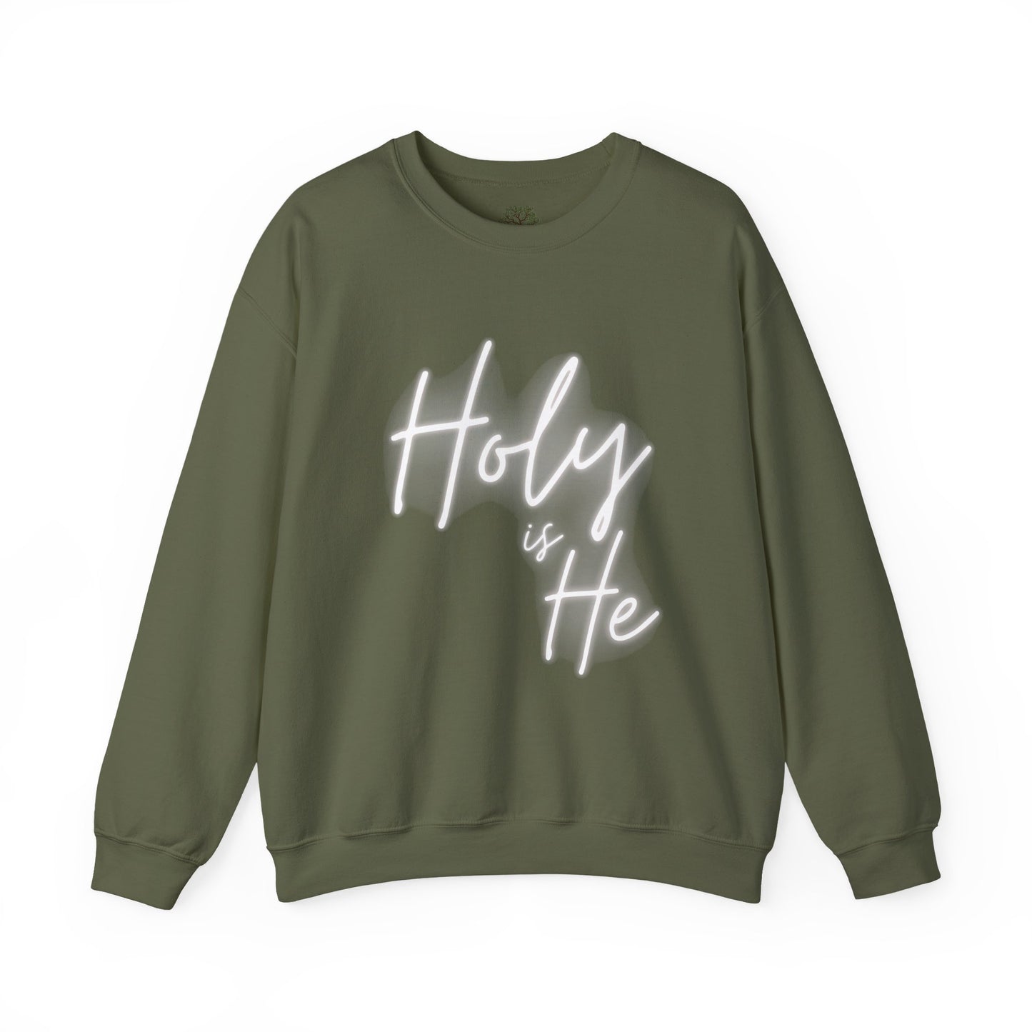 Holy Is He Unisex Crewneck Christian Sweatshirt