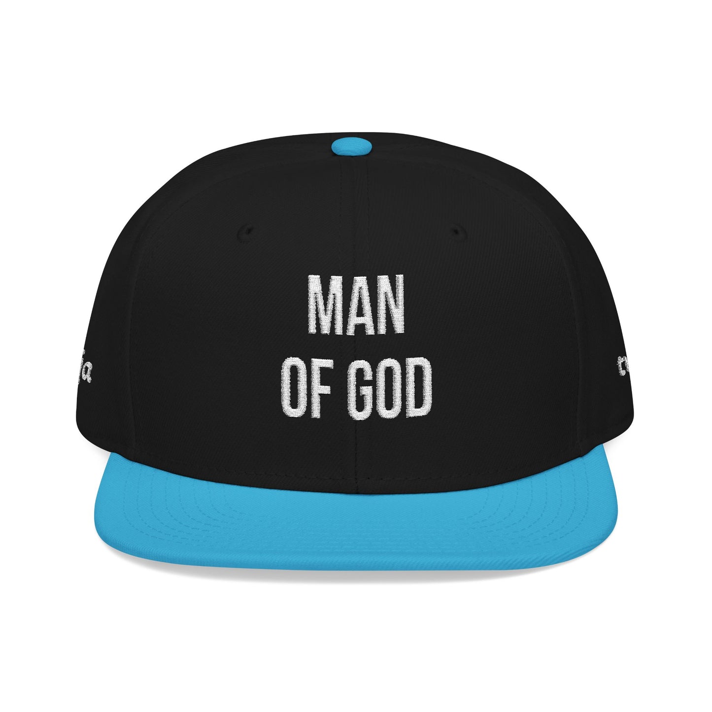 Man of God Embroidered Snapback Cap
