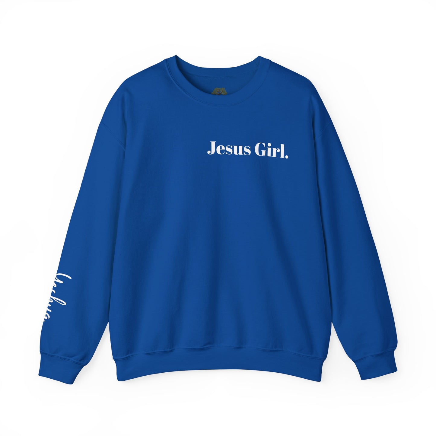 Jesus Girl Embroidered Heavy Blend™ Crewneck Sweatshirt