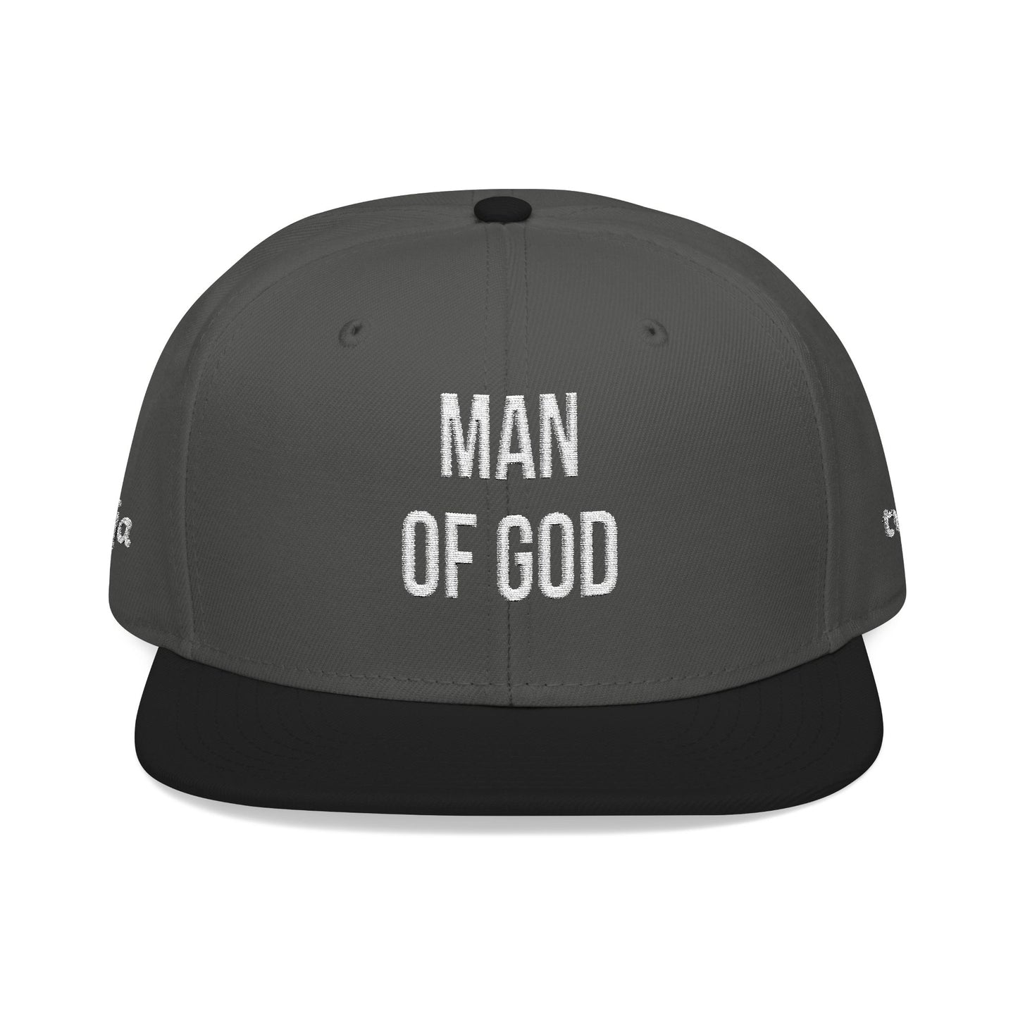 Man of God Embroidered Snapback Cap