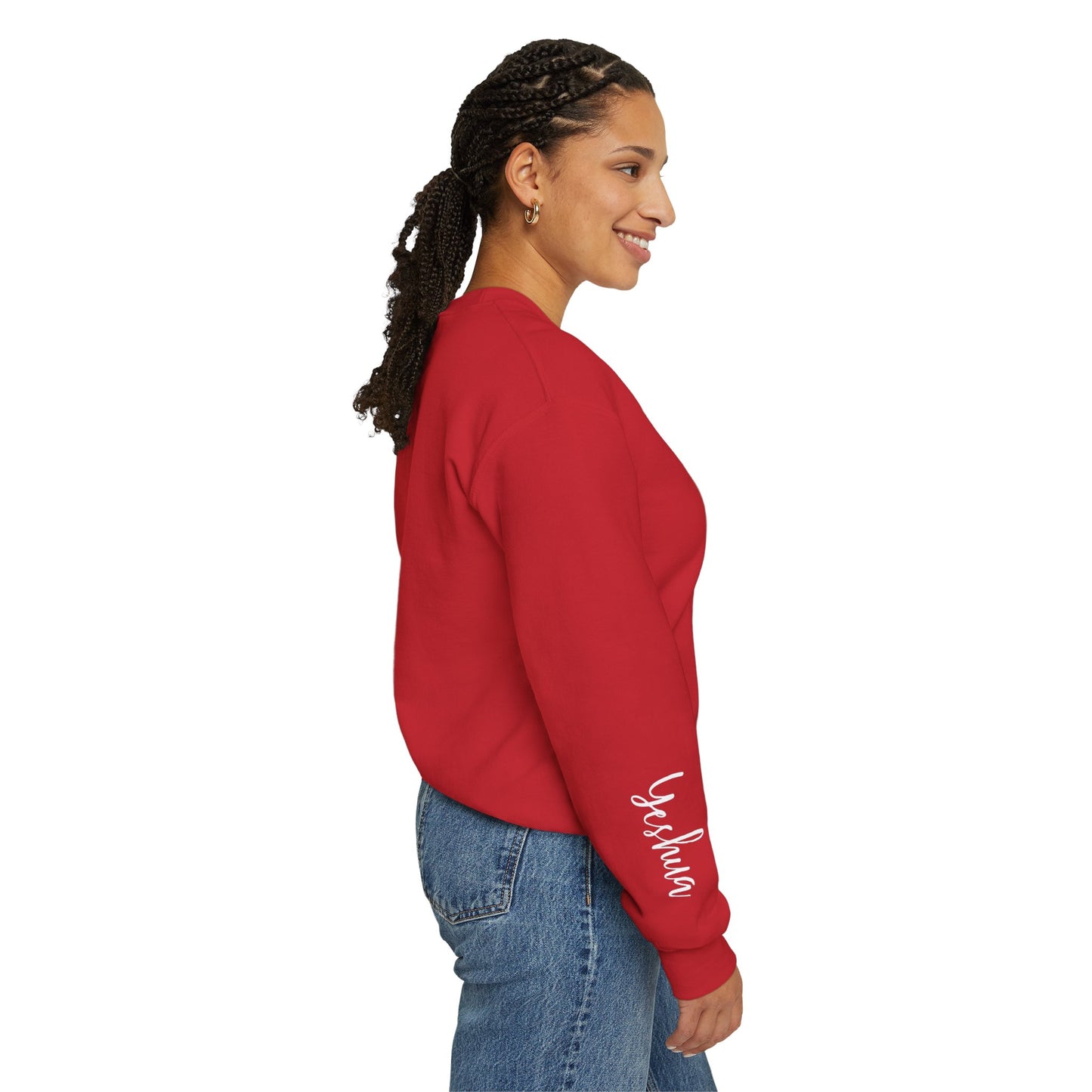 Jesus Girl Embroidered Heavy Blend™ Crewneck Sweatshirt