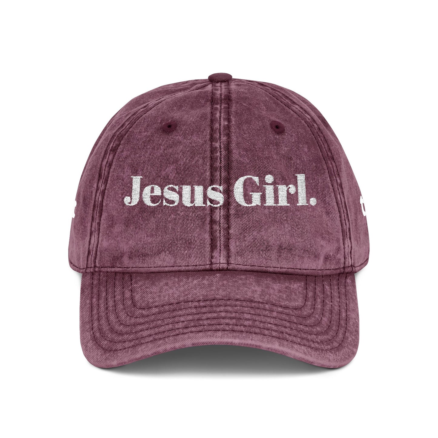 Jesus Girl Vintage Embroidered Dad Hat