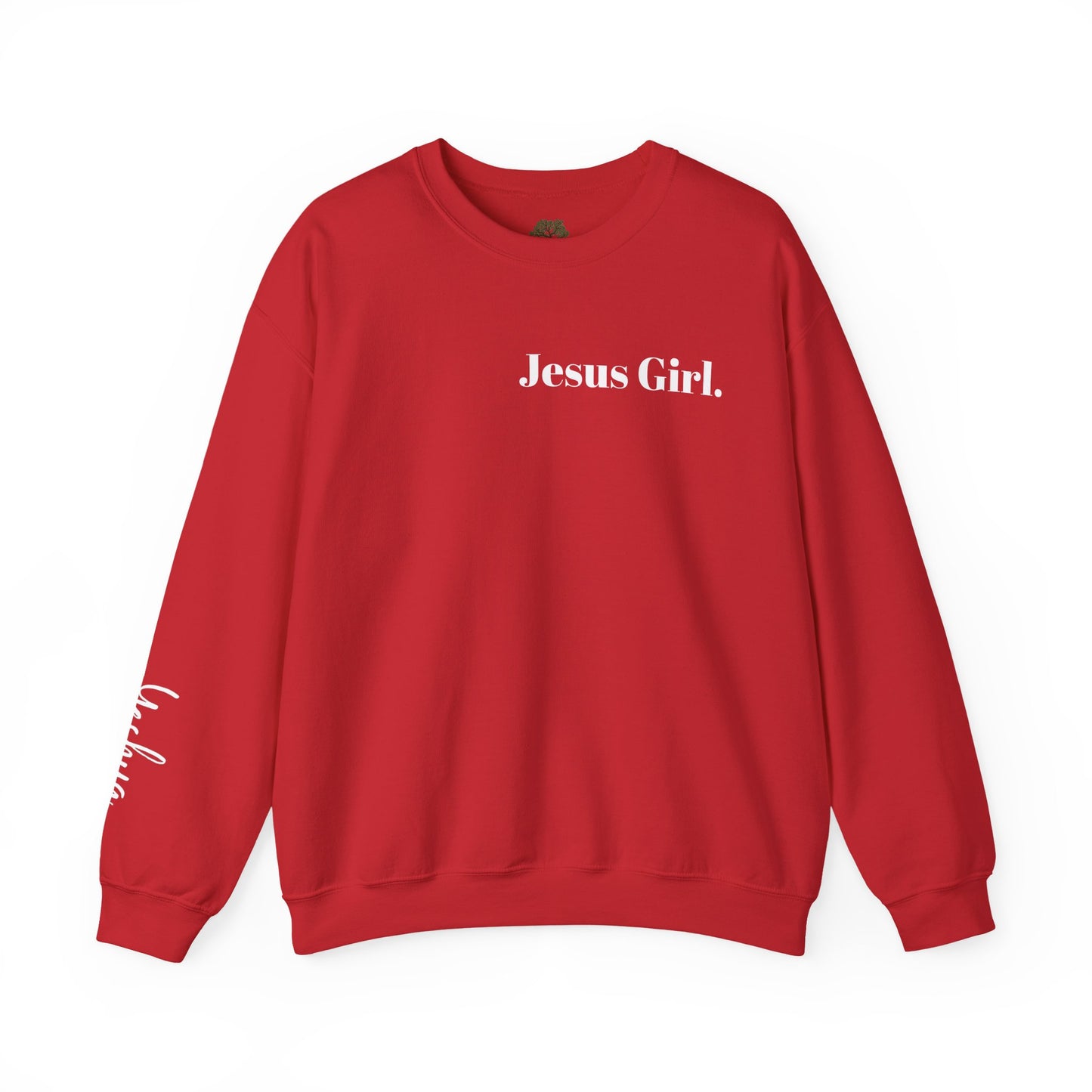 Jesus Girl Embroidered Heavy Blend™ Crewneck Sweatshirt