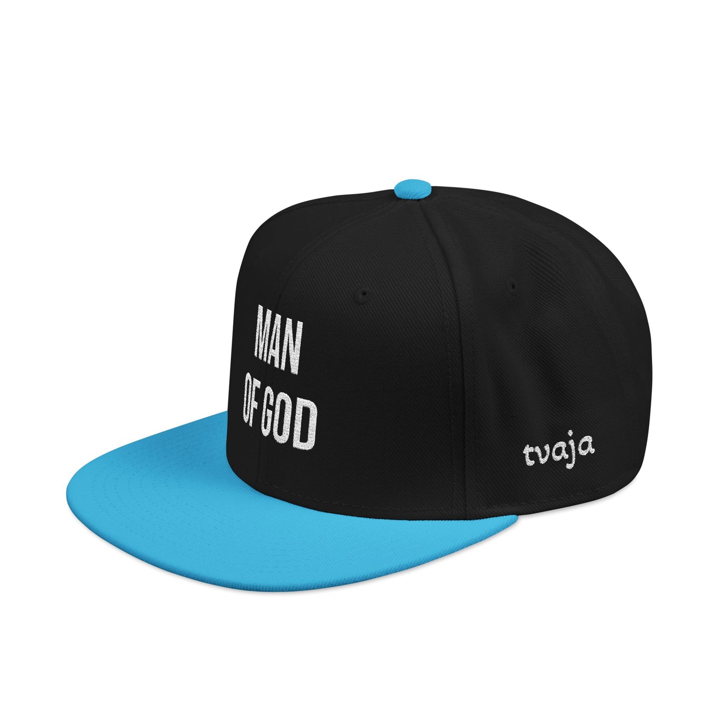 Man of God Embroidered Snapback Cap