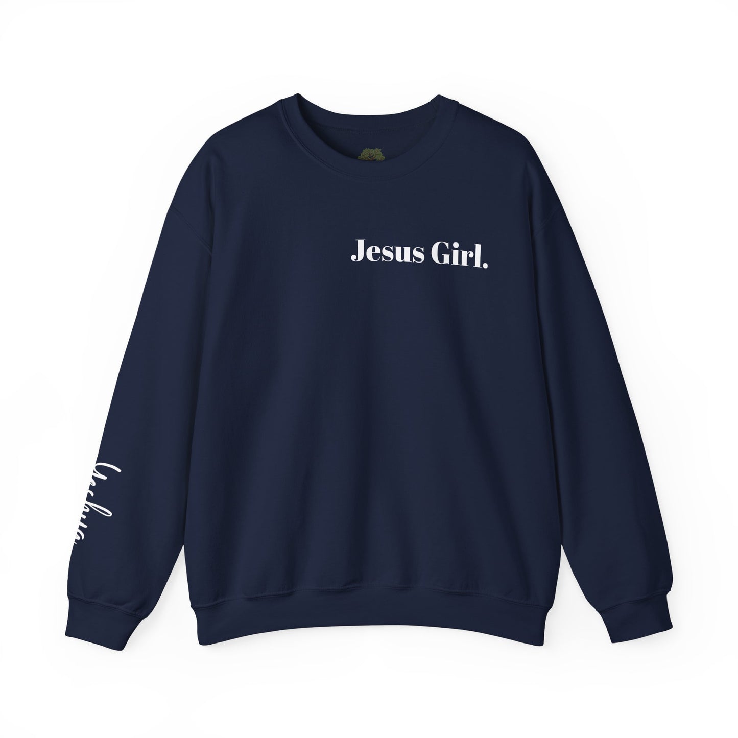 Jesus Girl Embroidered Heavy Blend™ Crewneck Sweatshirt