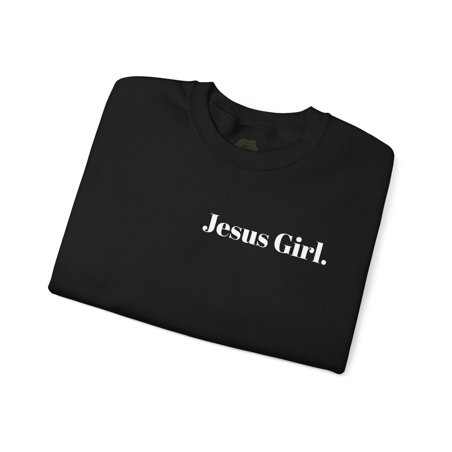 Jesus Girl Embroidered Heavy Blend™ Crewneck Sweatshirt