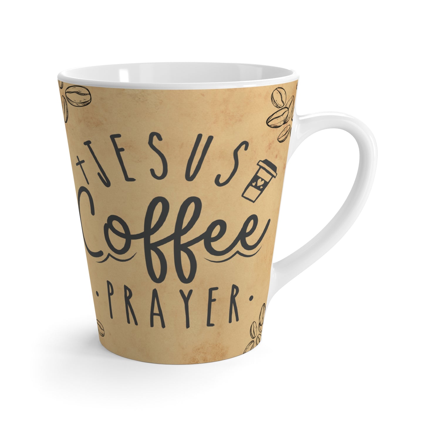Jesus Coffee Pray | Christian Latte Mug