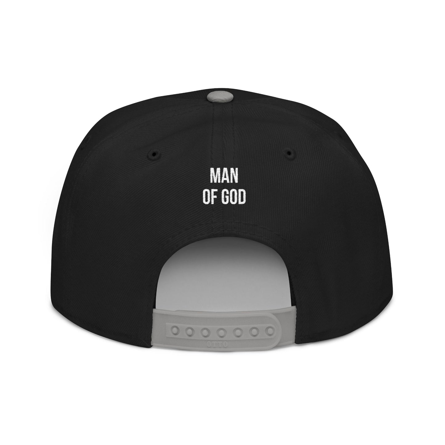 Man of God Embroidered Snapback Cap