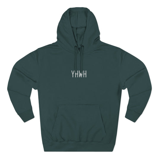 YHWH Embroidered Comfort Fleece Hoodie