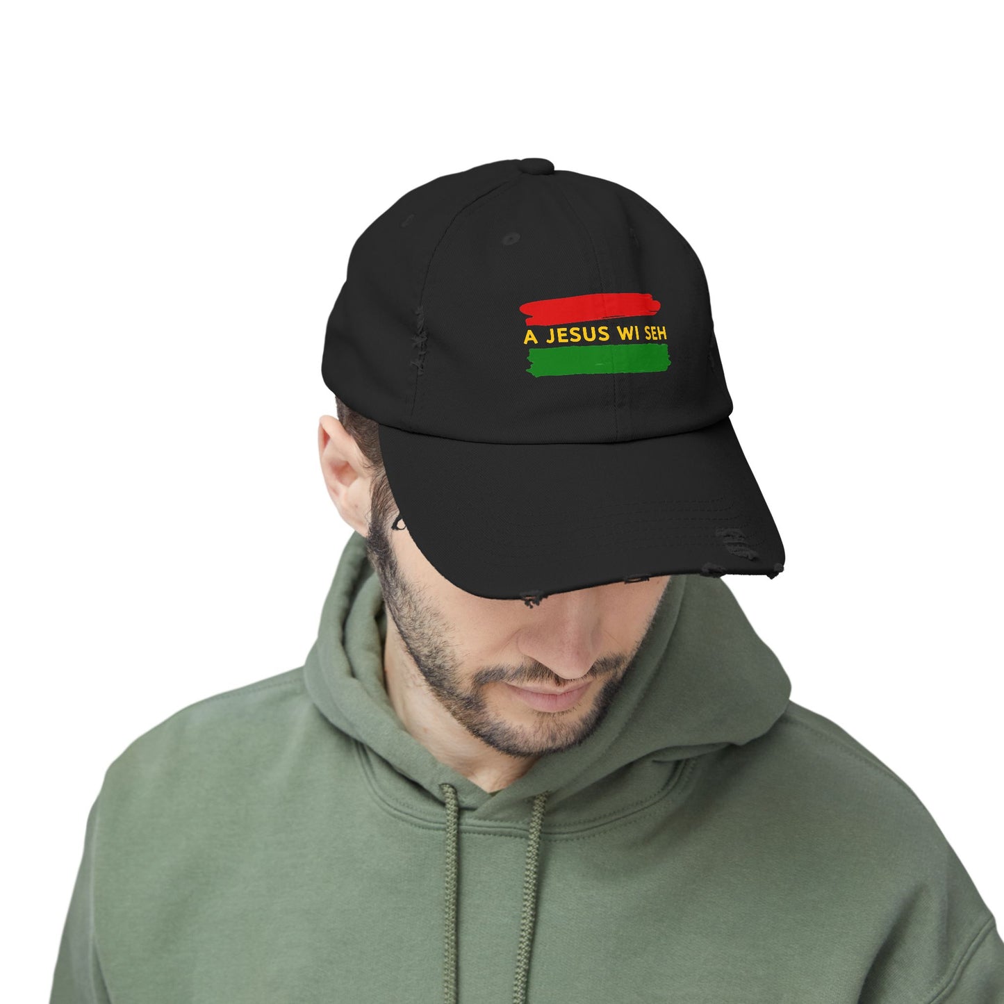 A JESUS WI SEH Vintage Cotton Twill Christian Cap