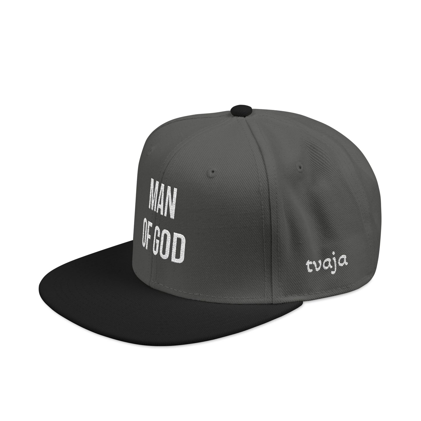 Man of God Embroidered Snapback Cap