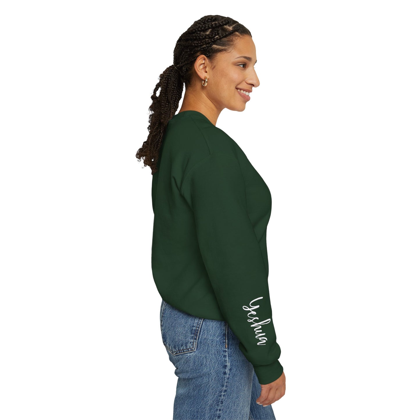 Jesus Girl Embroidered Heavy Blend™ Crewneck Sweatshirt