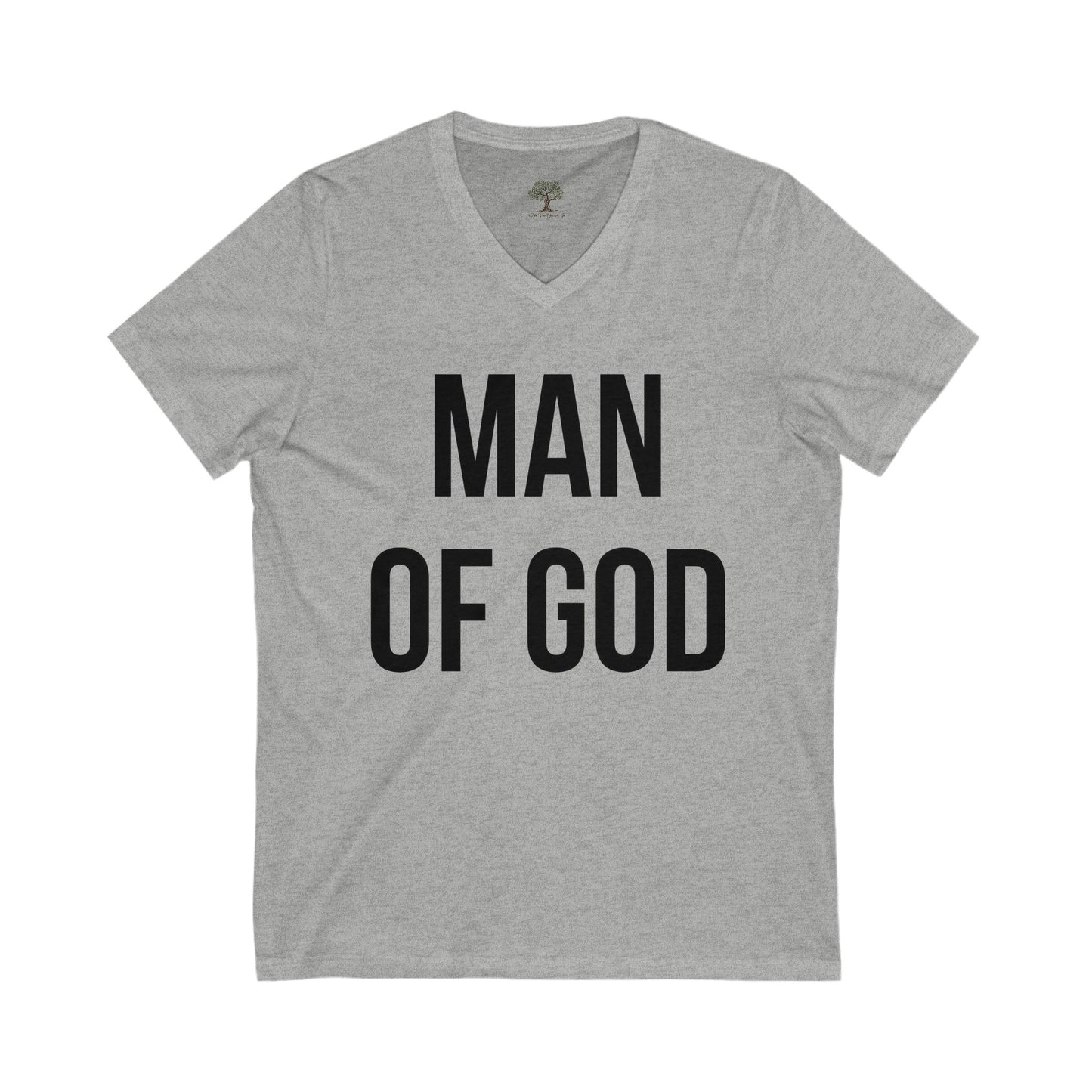 'Man of God' Unisex V-Neck Tee