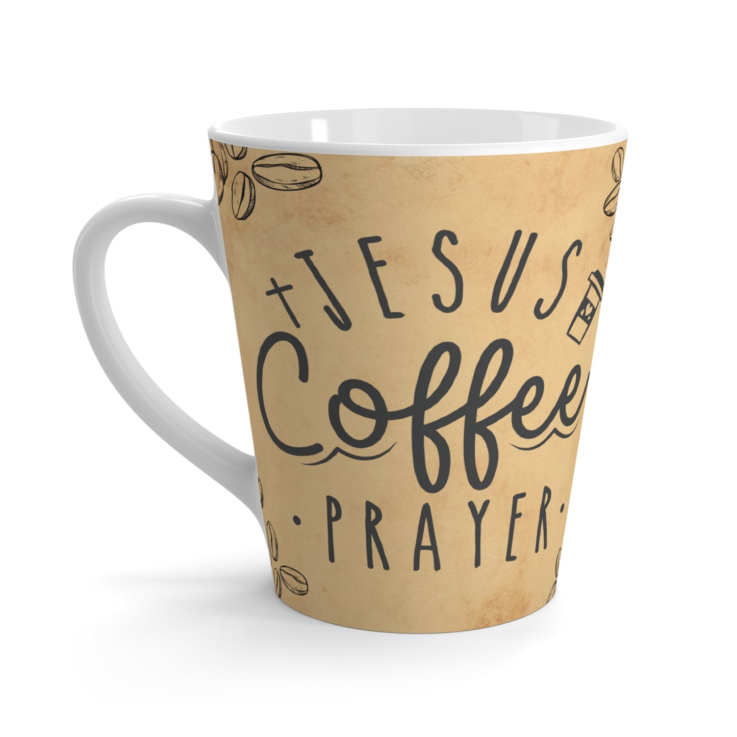 Jesus Coffee Pray | Christian Latte Mug