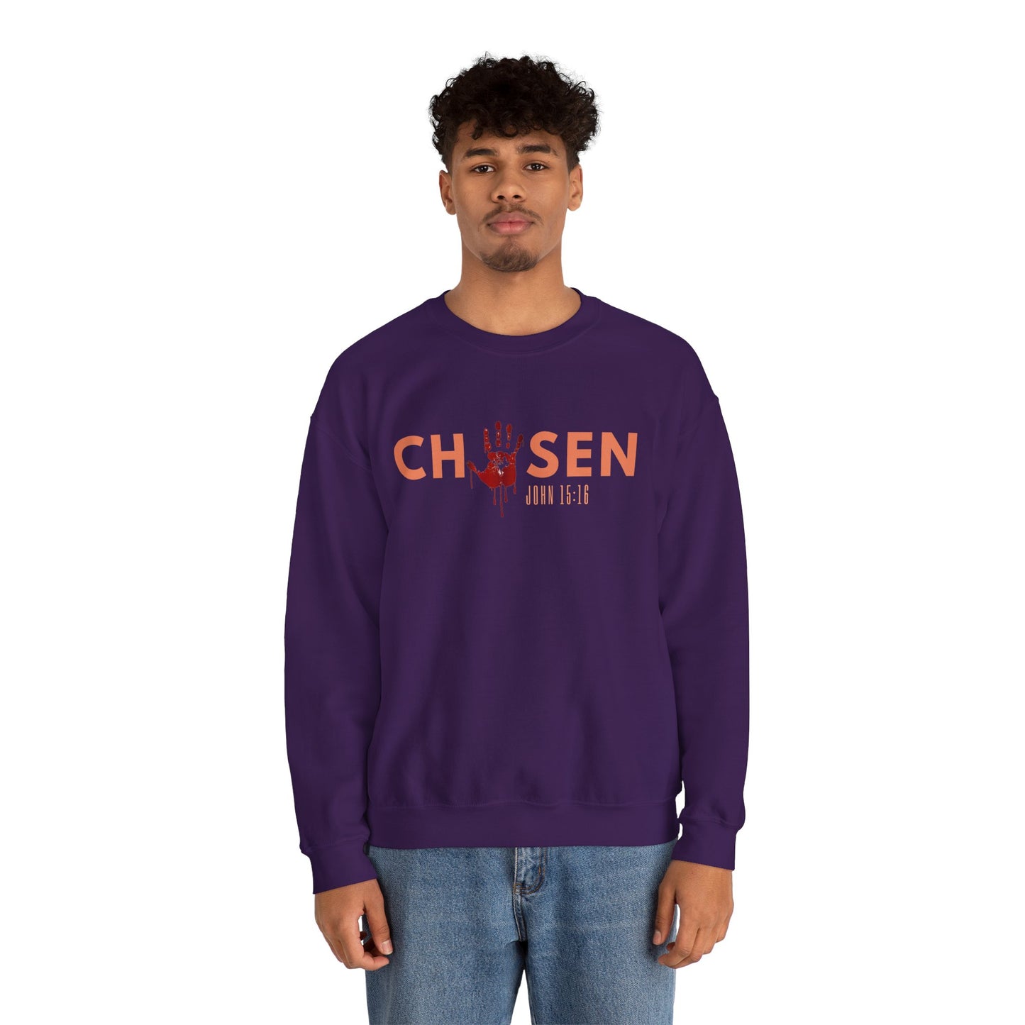Chosen Unisex Crewneck Sweatshirt