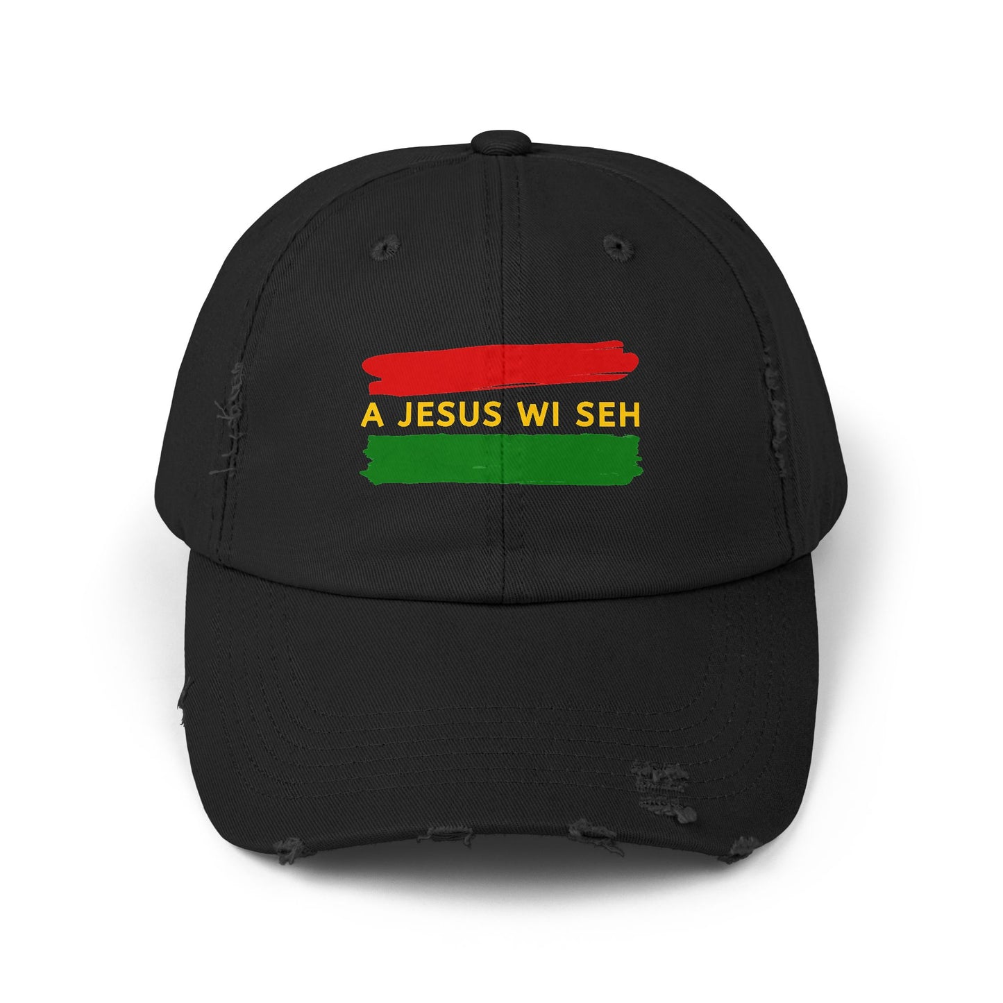 A JESUS WI SEH Vintage Cotton Twill Christian Cap