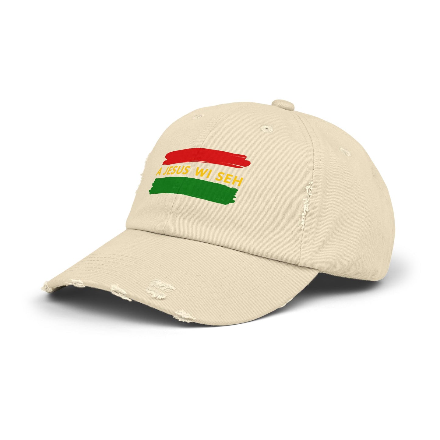 A JESUS WI SEH Vintage Cotton Twill Christian Cap