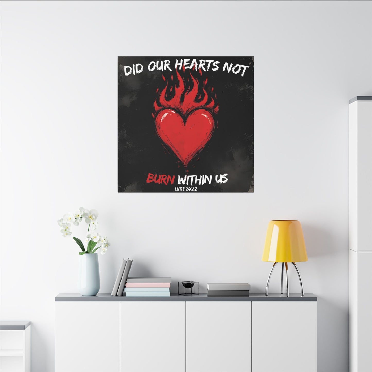 Did Our Hearts Not Burn Within Us Canvas Art