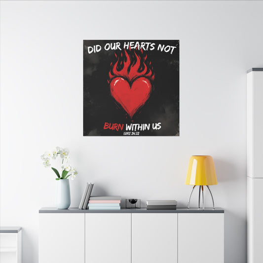 Did Our Hearts Not Burn Within Us Canvas Art