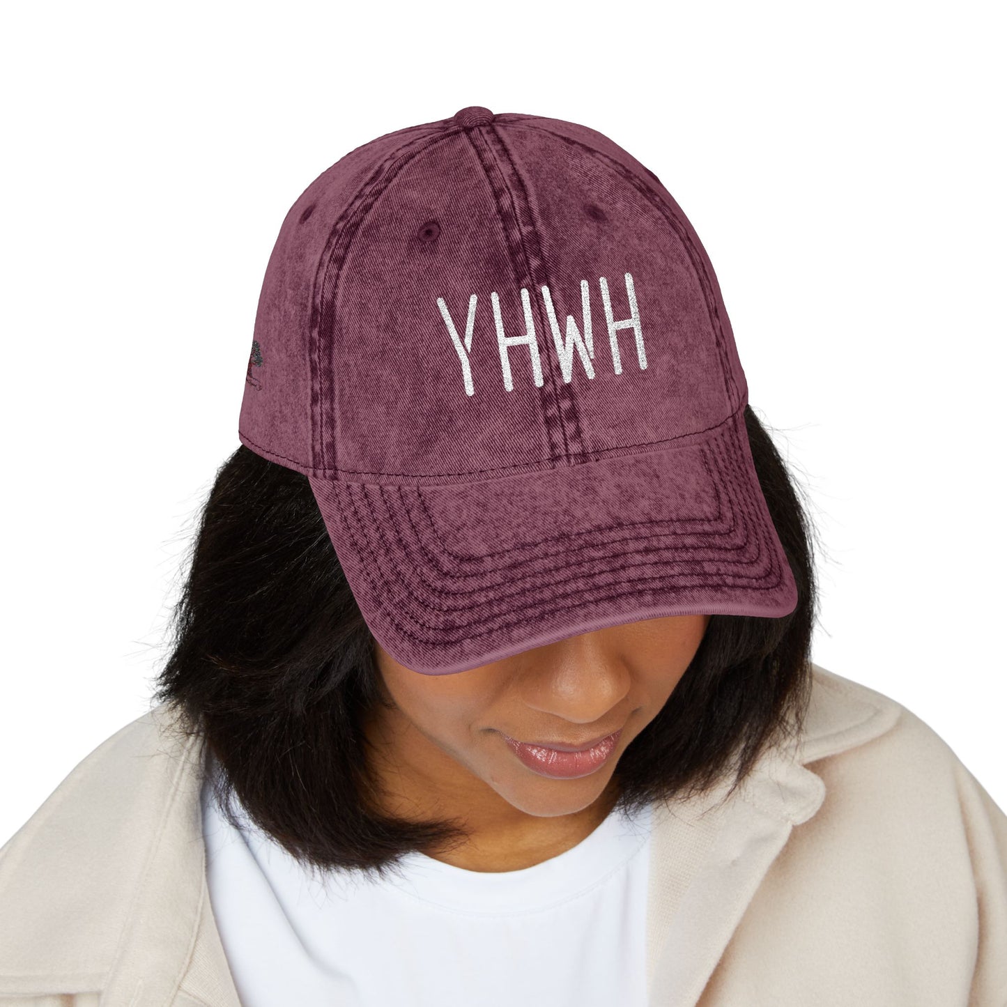YHWH Vintage Embroidered Dad Hat