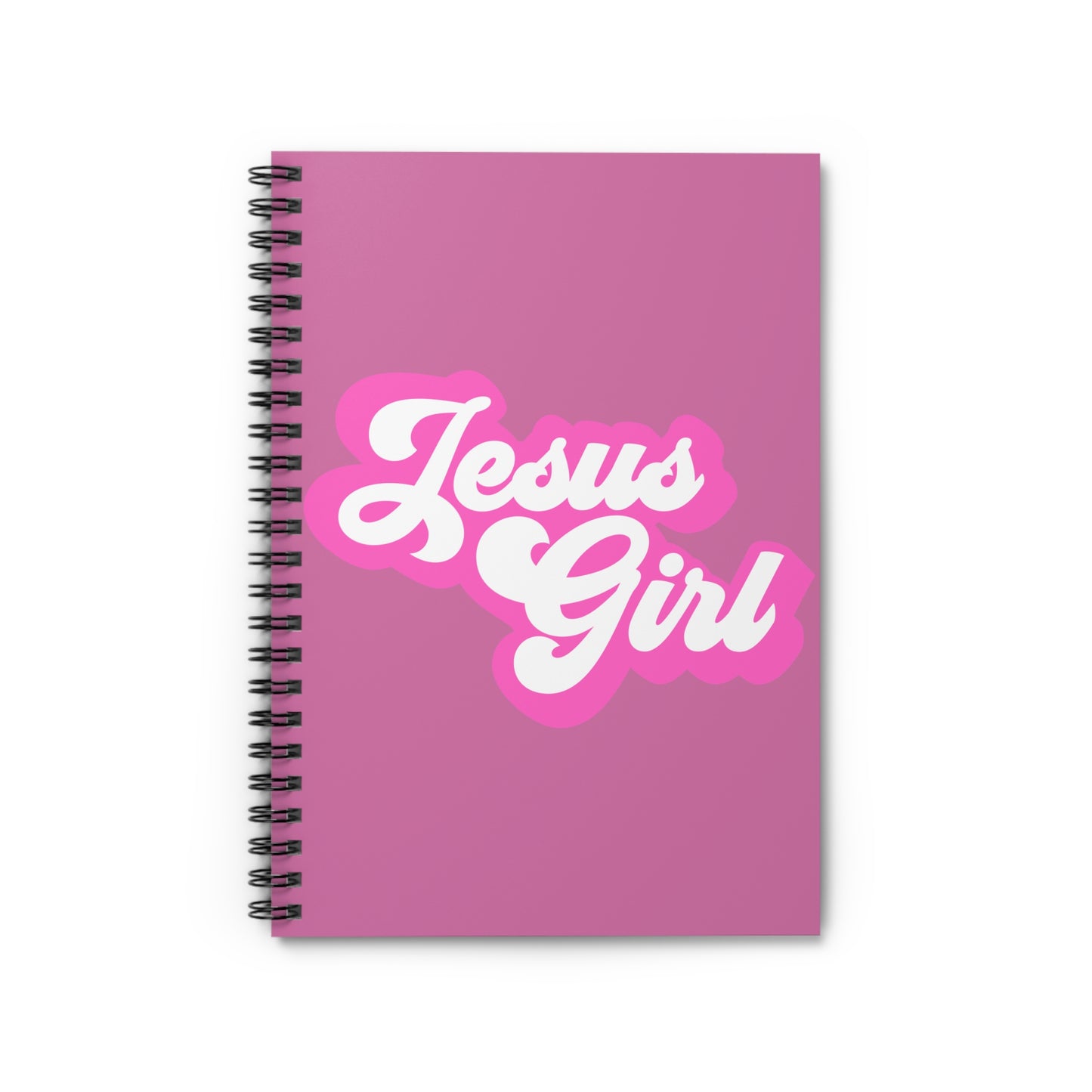 Jesus Girl Retro Spiral Journal