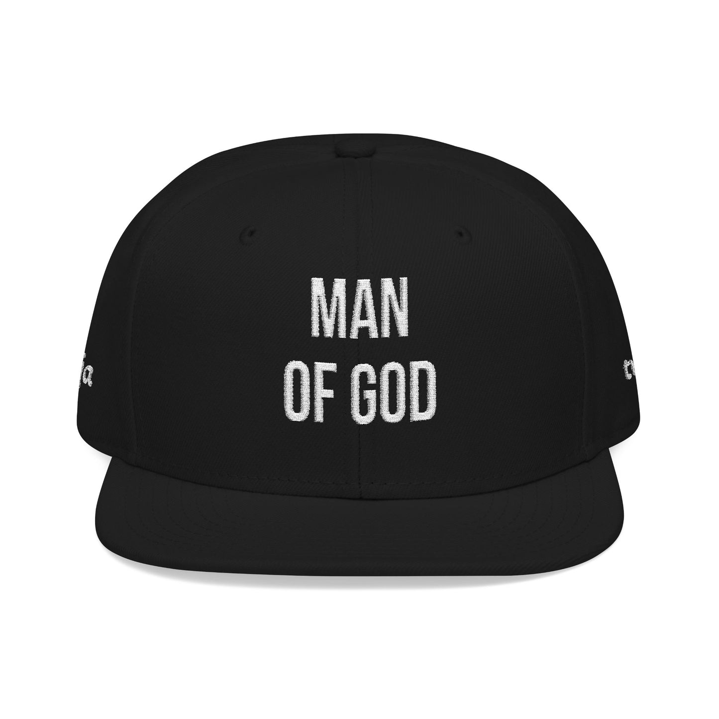 Man of God Embroidered Snapback Cap