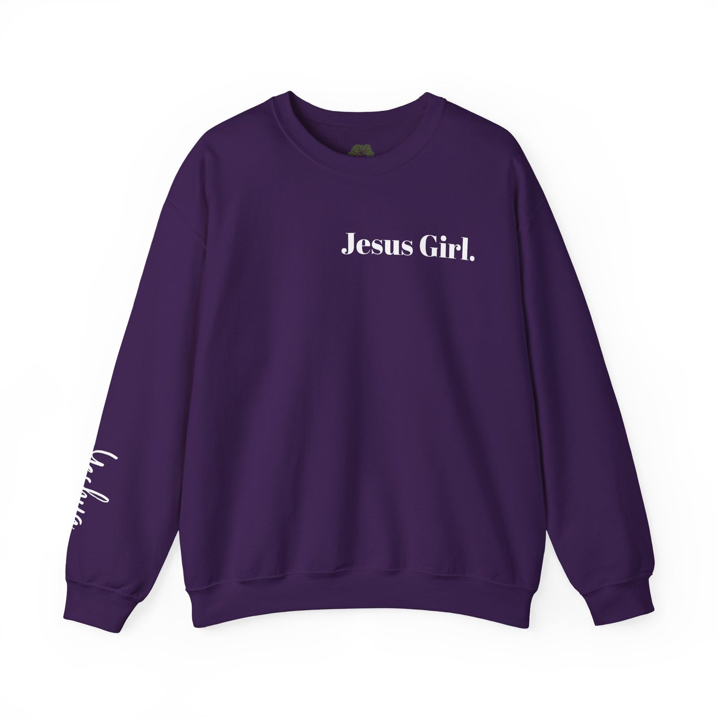 Jesus Girl Embroidered Heavy Blend™ Crewneck Sweatshirt
