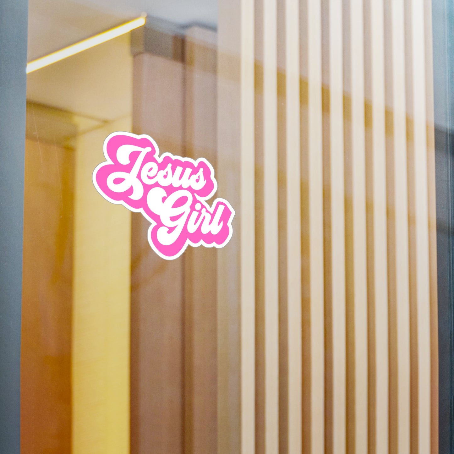 Jesus Girl Kiss-Cut Stickers