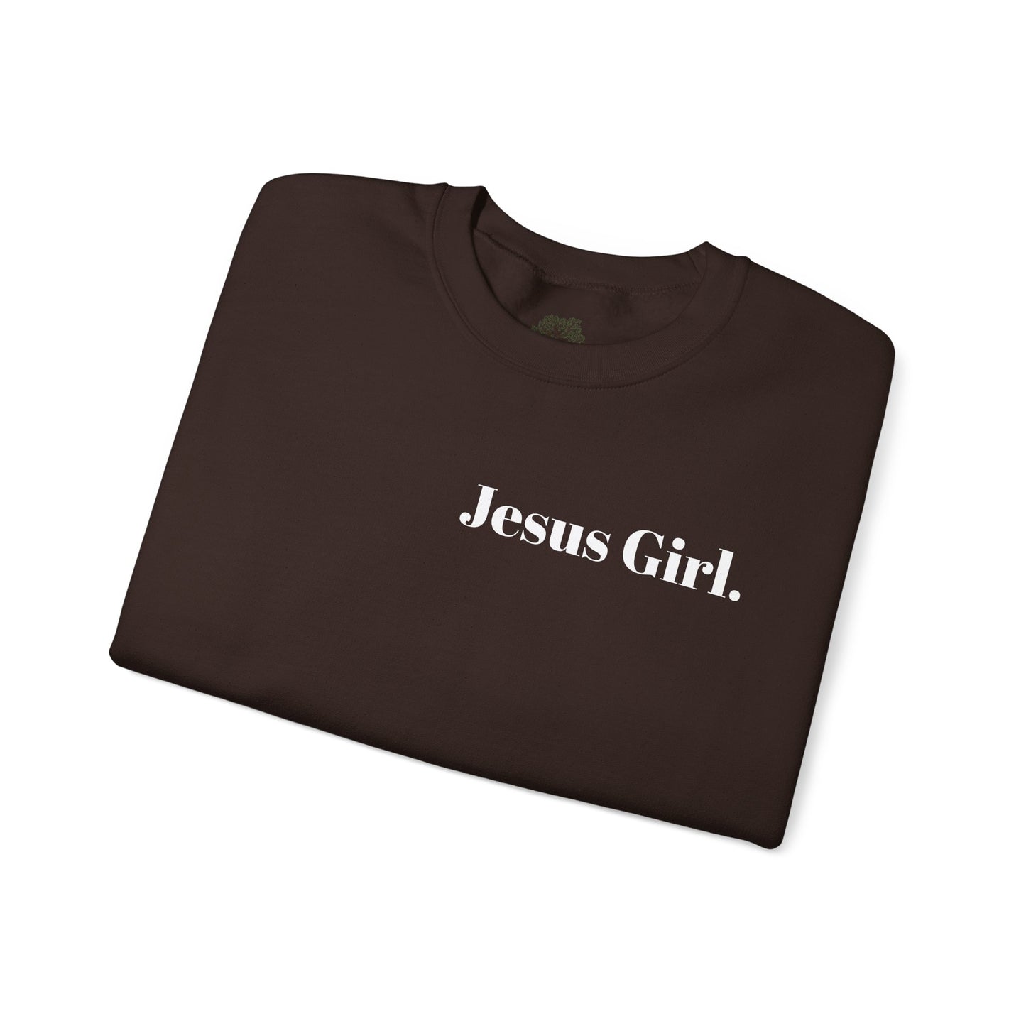 Jesus Girl Embroidered Heavy Blend™ Crewneck Sweatshirt