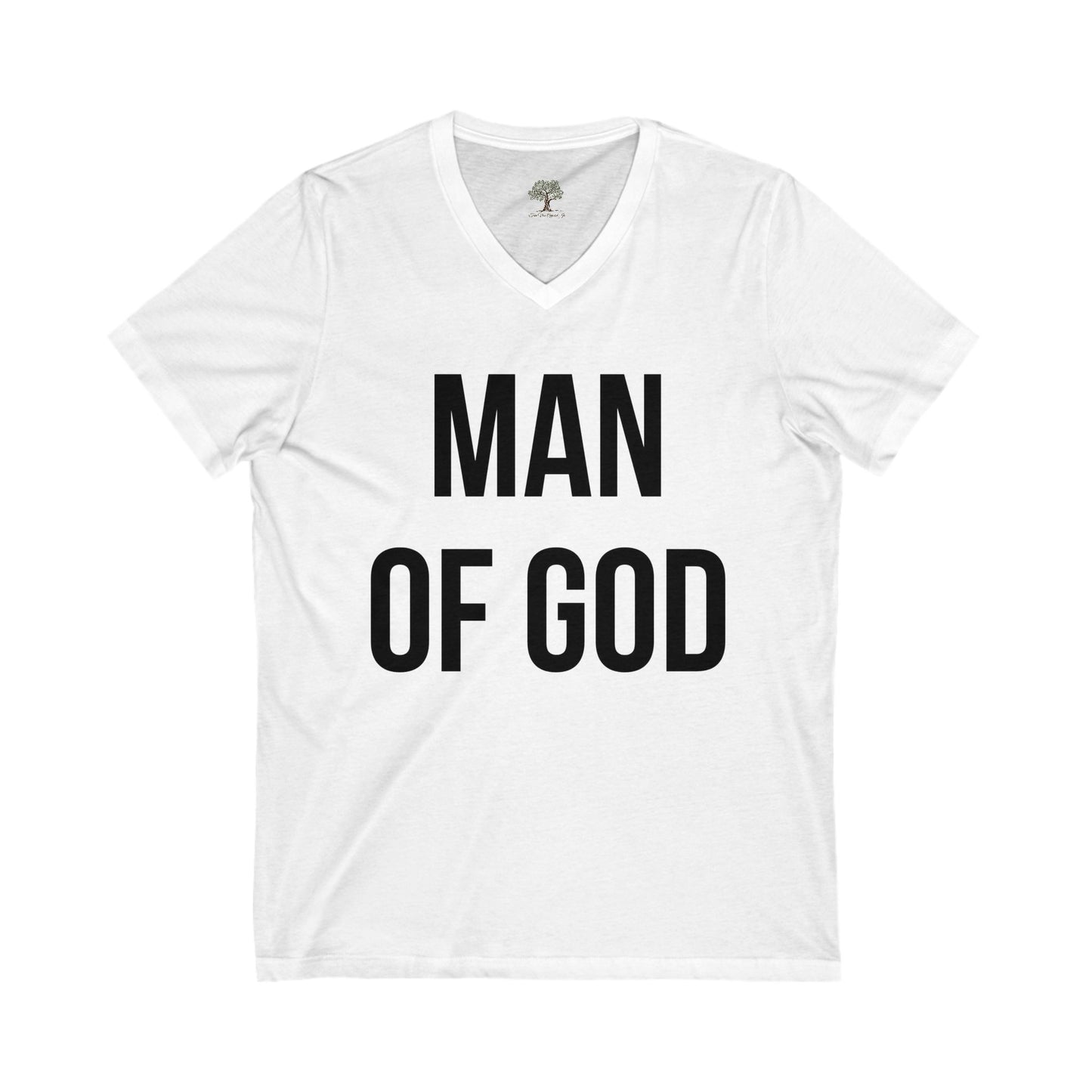 'Man of God' Unisex V-Neck Tee