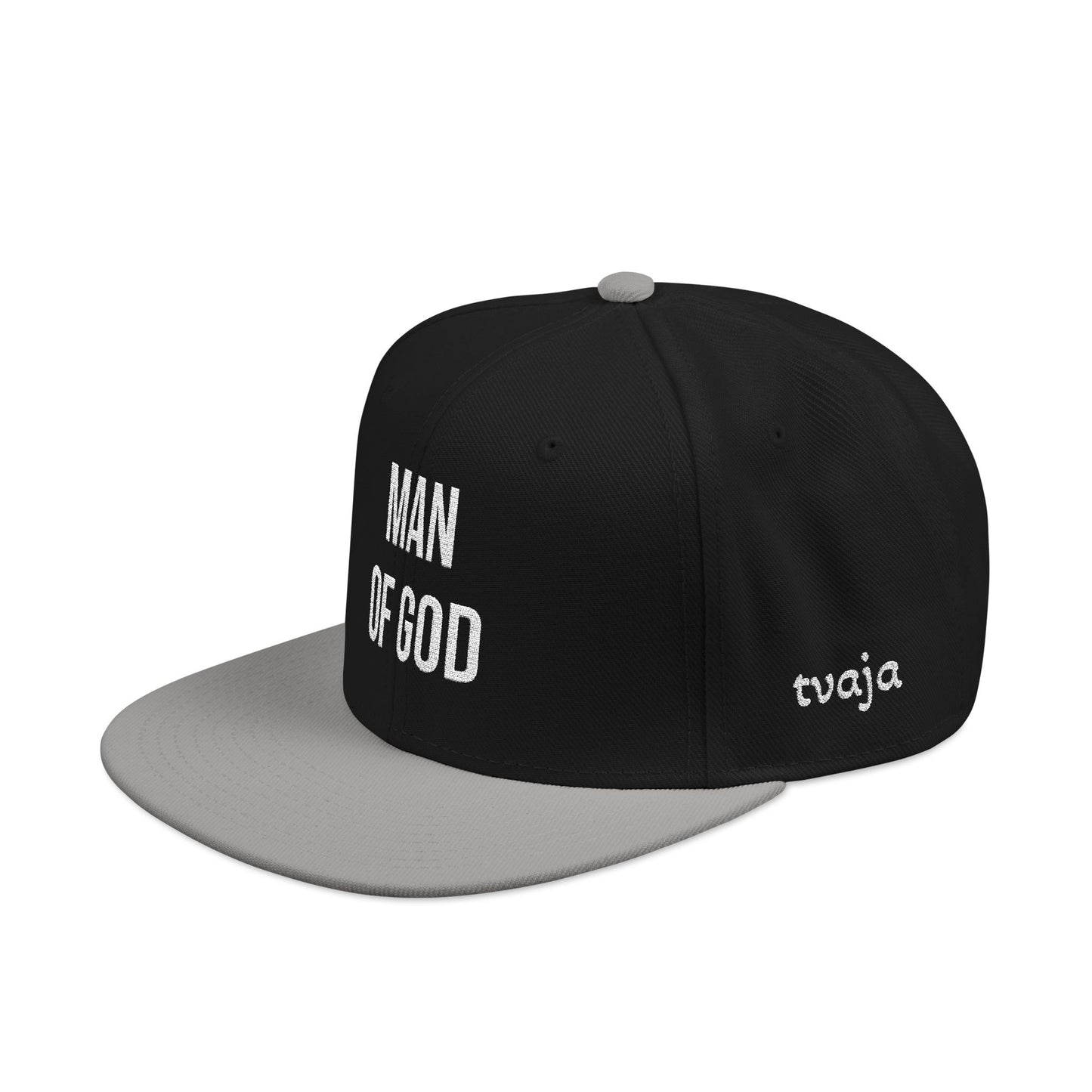 Man of God Embroidered Snapback Cap