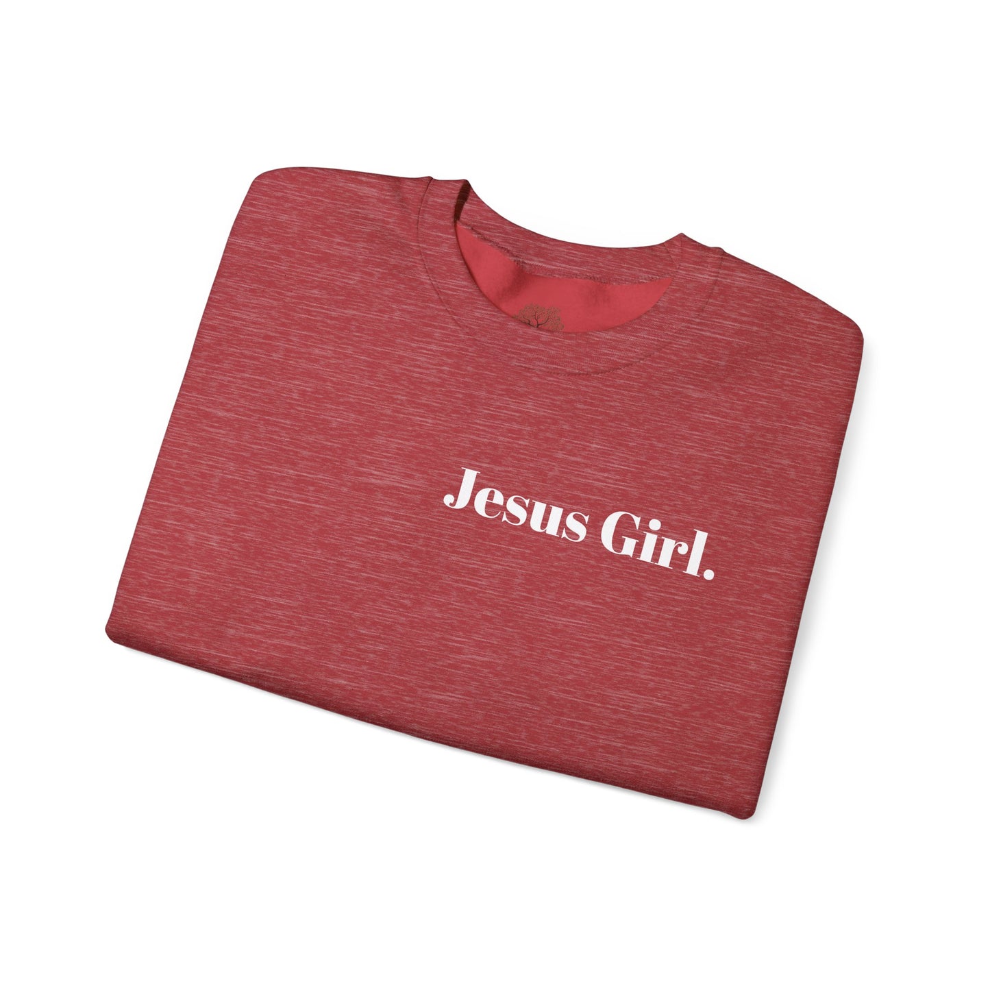 Jesus Girl Embroidered Heavy Blend™ Crewneck Sweatshirt