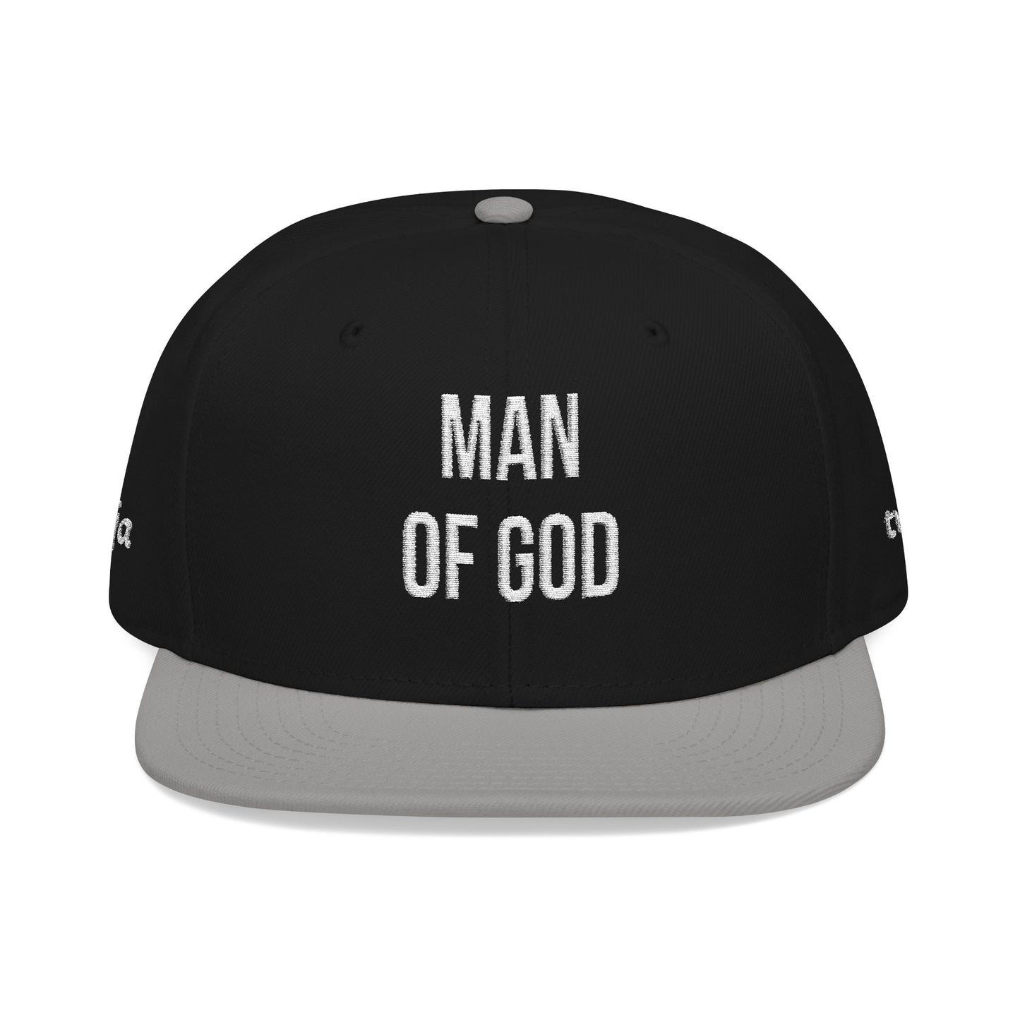 Man of God Embroidered Snapback Cap