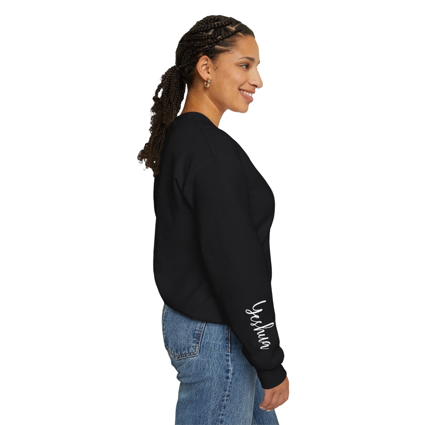 Jesus Girl Embroidered Heavy Blend™ Crewneck Sweatshirt