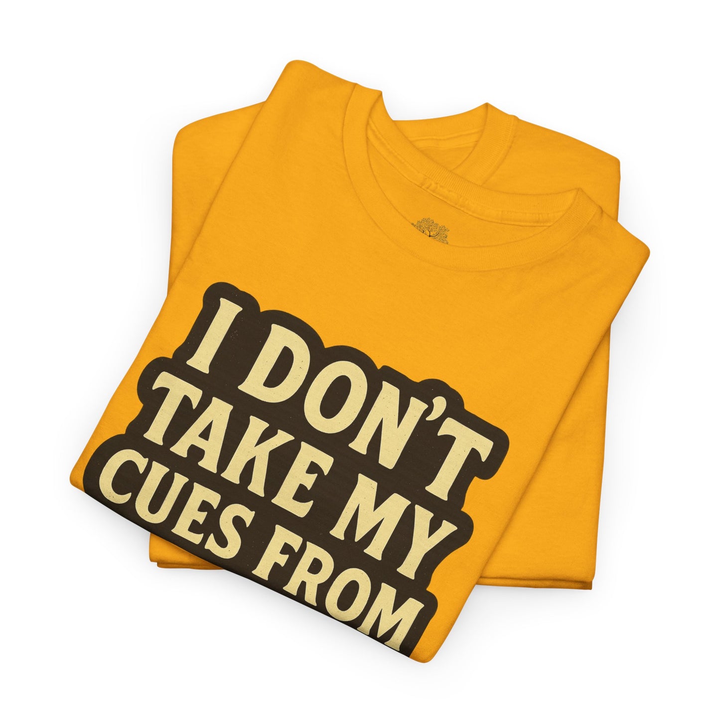 I DON'T Take My Cues From satan Unisex Heavy Cotton Tee