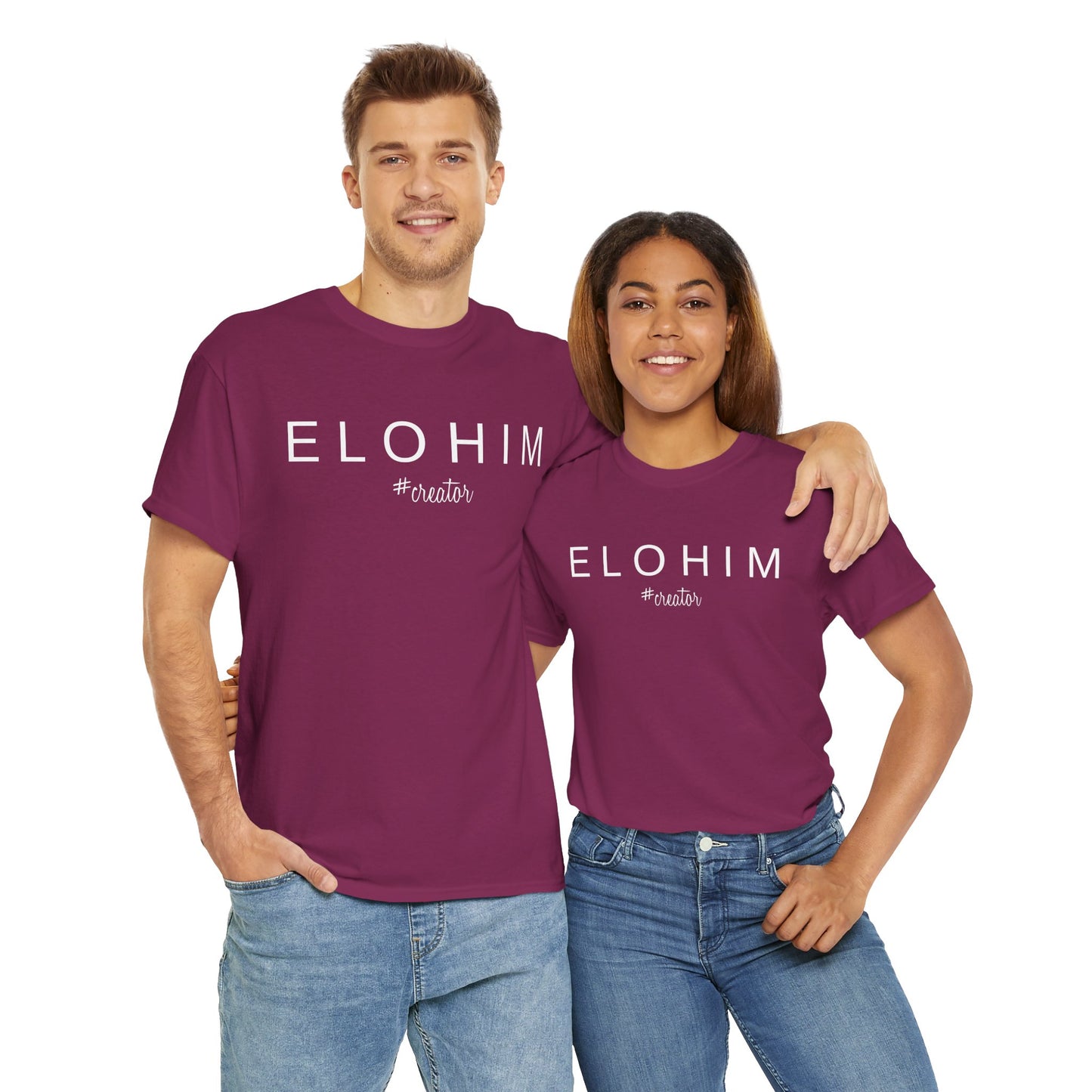 Elohim Unisex Heavy Cotton Tee